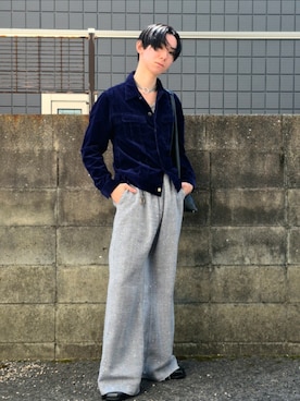 「Parts Lab.（パーツラボ）のアイテム」を使った、kireiraさん（メンズ・167cm）の春コーディネート