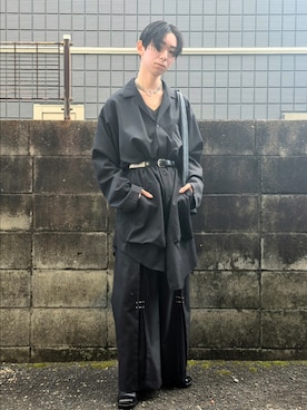 「GRANCY（グランシー）のアイテム（パンツ）」を使った、kireiraさん（メンズ・167cm）の春コーディネート