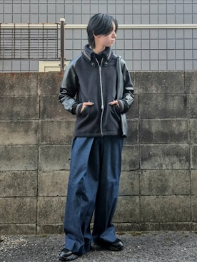 「JOHN LAWRENCE SULLIVAN（ジョンローレンスサリバン）のアイテム」を使った、kireiraさん（メンズ・167cm）の冬コーディネート