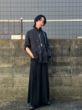 「アイテム（テーラードジャケット）」を使った、kireiraさん（メンズ・167cm）の秋コーディネート
