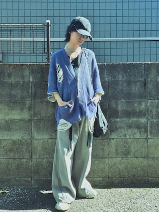トップス GRANCY DestructionDesign BigCardigan GRANCY（グランシー）の「【GRANCY】DestructionDesign