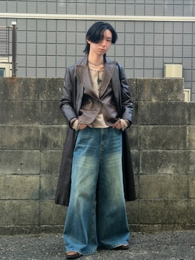 「J.CREW（ジェイクルー）のアイテム」を使った、kireiraさん（メンズ・167cm）の冬コーディネート