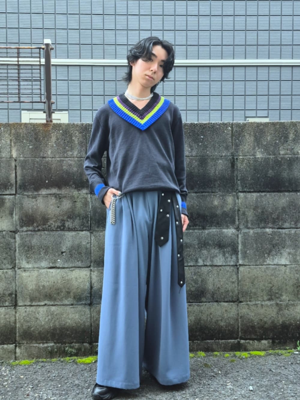 美品 kolor レイヤードニット kolor BEACON kolor BEACONのニット/セーターを使った人気ファッション