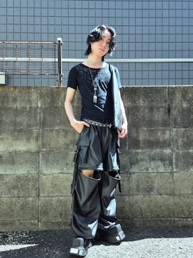 「アイテム（ドレスシューズ）」を使った、kireiraさん（メンズ・167cm）の夏コーディネート