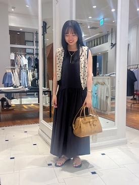 「夏ワンピース」｜katoさん（レディース・153cm）の夏コーディネート