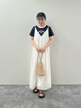 「NOLLEY’S Sophi（ノーリーズソフィ）のアイテム」を使った、katoさん（レディース・153cm）の夏コーディネート