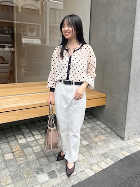 「シアーカーディガン」｜katoさん（レディース・153cm）の夏コーディネート