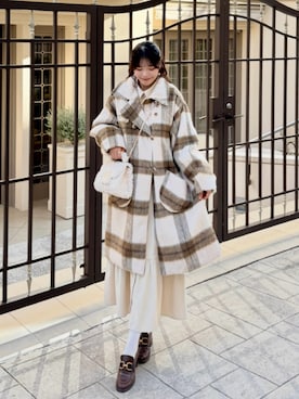 「アイテム（ワンピース）」を使った、れいぴ🐥🍨さん（レディース・158cm）の秋コーディネート