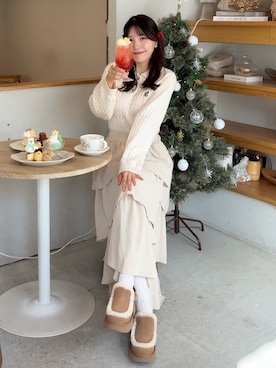 「アイテム（トップス）」を使った、れいぴ🐥🍨さん（レディース・158cm・10代）の秋コーディネート