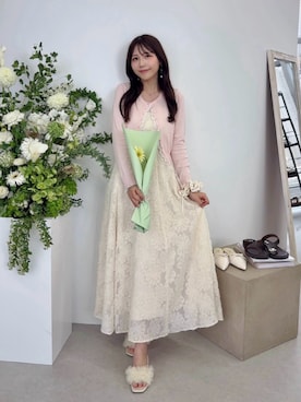 「ciite'（シーテ）のアイテム（ネックレス）」を使った、れいぴ🐥🍨さん（レディース・158cm）の春コーディネート