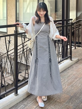 れいぴ🐥🍨さん（骨格ストレート・レディース・158cm）の夏コーディネート