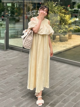 「アイテム（ワンピース/ドレス）」を使った、れいぴ🐥🍨さん（レディース・158cm・10代）の夏コーディネート