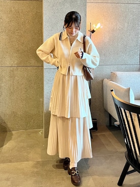 「アイテム（パンプス）」を使った、れいぴ🐥🍨さん（レディース・158cm）の秋コーディネート