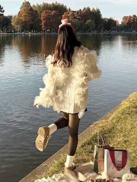 「アイテム（カーディガン/ボレロ）」を使った、れいぴ🐥🍨さん（レディース・158cm・10代）の秋コーディネート