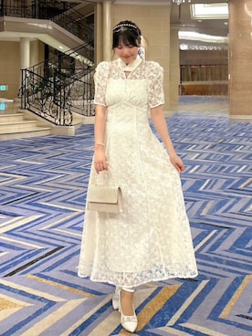 「アイテム（ドレス）」を使った、れいぴ🐥🍨さん（レディース・158cm）の秋コーディネート