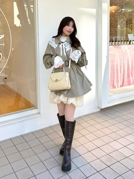 れいぴ🐥🍨さん（レディース・158cm）の春コーディネート