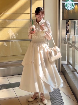 「大人かわいい」｜「アイテム（雑貨/ホビー）」を使った、れいぴ🐥🍨さん（レディース・158cm）の夏コーディネート