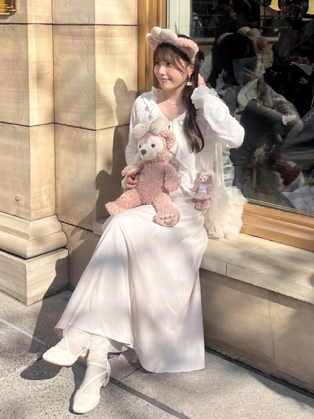 Meiru(メイル)の「フラワーカットビスチェフレアワンピース