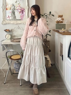 「clear（クリア）のアイテム」を使った、れいぴ🐥🍨さん（レディース・158cm）の冬コーディネート