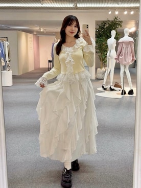 「archives（アルシーヴ）のアイテム（トップス）」を使った、れいぴ🐥🍨さん（レディース・158cm）の春コーディネート