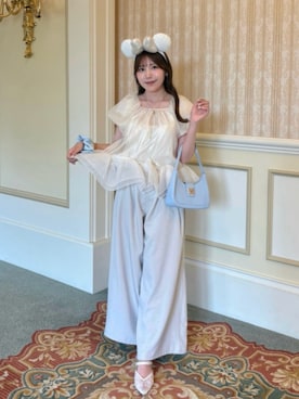 「VIS（ビス）のアイテム（バッグ）」を使った、れいぴ🐥🍨さん（レディース・158cm）の夏コーディネート