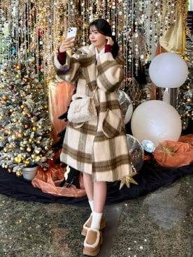 「アイテム（その他アウター）」を使った、れいぴ🐥🍨さん（レディース・158cm）の秋コーディネート