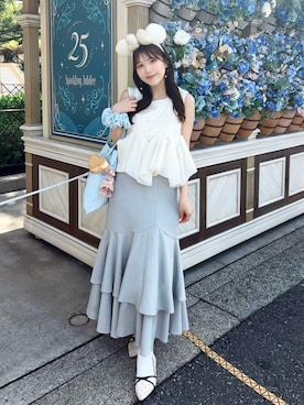 「SNIDEL（スナイデル）のアイテム（バッグ）」を使った、れいぴ🐥🍨さん（レディース・158cm）の春コーディネート