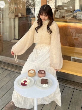 「アイテム（スカート）」を使った、れいぴ🐥🍨さん（レディース・158cm・10代）の秋コーディネート