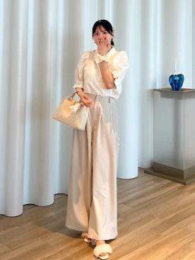 「Lattice（Lattice）のフリルシュシュ（シュシュ）」を使った、れいぴ🐥🍨さん（レディース・158cm・10代）の夏コーディネート