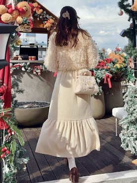 「アイテム（ヘアアクセサリー）」を使った、れいぴ🐥🍨さん（レディース・158cm・10代）の秋コーディネート