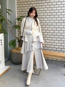 「Lace Ladies（レースレディース）のアイテム」を使った、れいぴ🐥🍨さん（レディース・158cm）の春コーディネート