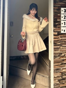 「アイテム（タイツ/ストッキング）」を使った、れいぴ🐥🍨さん（レディース・158cm）の秋コーディネート