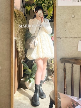 「アイテム（トップス）」を使った、れいぴ🐥🍨さん（レディース・158cm・10代）の秋コーディネート