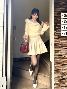 「RANDA（ランダ）のアイテム（シューズ）」を使った、れいぴ🐥🍨さん（レディース・158cm）の秋コーディネート
