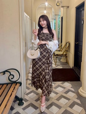 「archives（アルシーヴ）のアイテム」を使った、れいぴ🐥🍨さん（レディース・158cm）の夏コーディネート