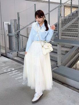 「Bab（バブ）のアイテム」を使った、れいぴ🐥🍨さん（レディース・158cm）の春コーディネート