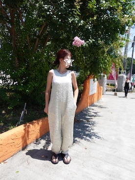 「THROW by SLY（スローバイスライ）のアイテム」を使った、nanamiさん（レディース・156cm）の夏コーディネート