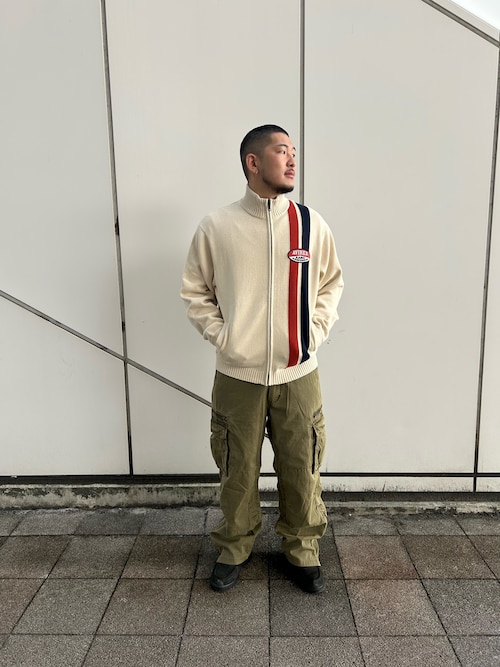 A.A.R.C》COTTON ZIP UP KNIT / コットン ジップアップ ニット