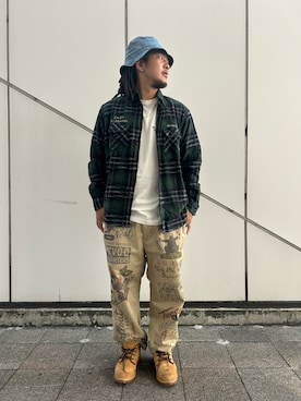 「AVIREX（アヴィレックス）のアイテム」を使った、はるとさん（メンズ・174cm）の夏コーディネート