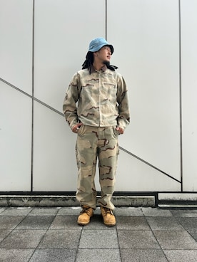 「アイテム（ミリタリージャケット）」を使った、はるとさん（メンズ・174cm）の秋コーディネート