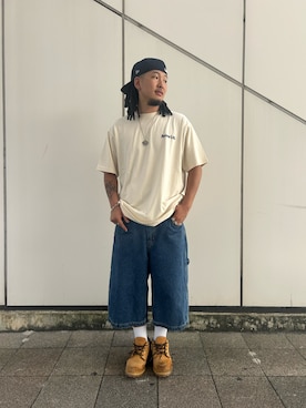 「AVIREX（アヴィレックス）のアイテム（パンツ）」を使った、はるとさん（メンズ・174cm）の夏コーディネート