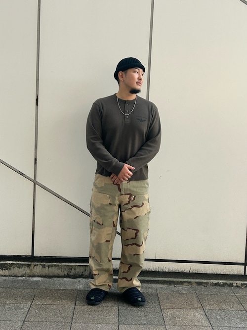 パンツ AAKAM Knee Pin-tuck Camouflage Twill 1 パンツ AAKAM Knee Pin-tuck Camouflage Twill 1 ☆AAKAM☆ Knee Pin