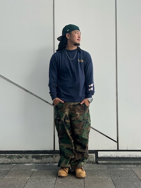 AVIREX（アヴィレックス）の「リモデル サイドジップ パンツ