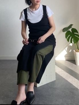 「スリットワンピース」｜kaisaanさん（レディース・160cm）の春コーディネート