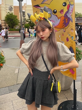 「アイテム（カチューシャ）」を使った、𝑦𝑢𝑘𝑎 🦁さん（レディース・149cm）の夏コーディネート