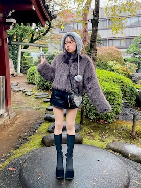 「no brand（ノーブランド）のアイテム」を使った、𝑦𝑢𝑘𝑎 🦁さん（レディース・149cm）の秋コーディネート