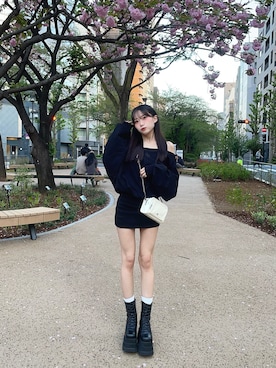 「Calvin Klein（カルバン・クライン）のアイテム」を使った、𝑦𝑢𝑘𝑎 🦁さん（レディース・149cm）の春コーディネート
