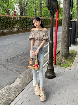 「UGG」｜𝑦𝑢𝑘𝑎 🦁さん（レディース・149cm）の春コーディネート