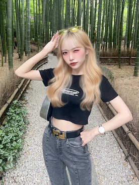 「INGNI（イング）のアイテム」を使った、𝑦𝑢𝑘𝑎 🦁さん（レディース・149cm）の秋コーディネート