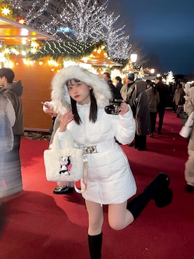 𝑦𝑢𝑘𝑎 🦁さん（レディース・149cm）の冬コーディネート